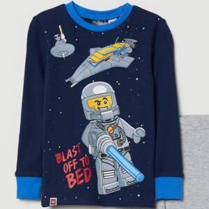 New Long-sleeve printed Pajamas t-shirt Lego Size 8